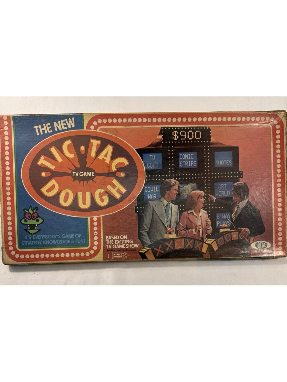 Vintage Tic-Tac-Dough TV Show Board Game  Ideal 1977
